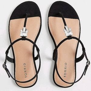 Torrid sz10W Jewel Sandals